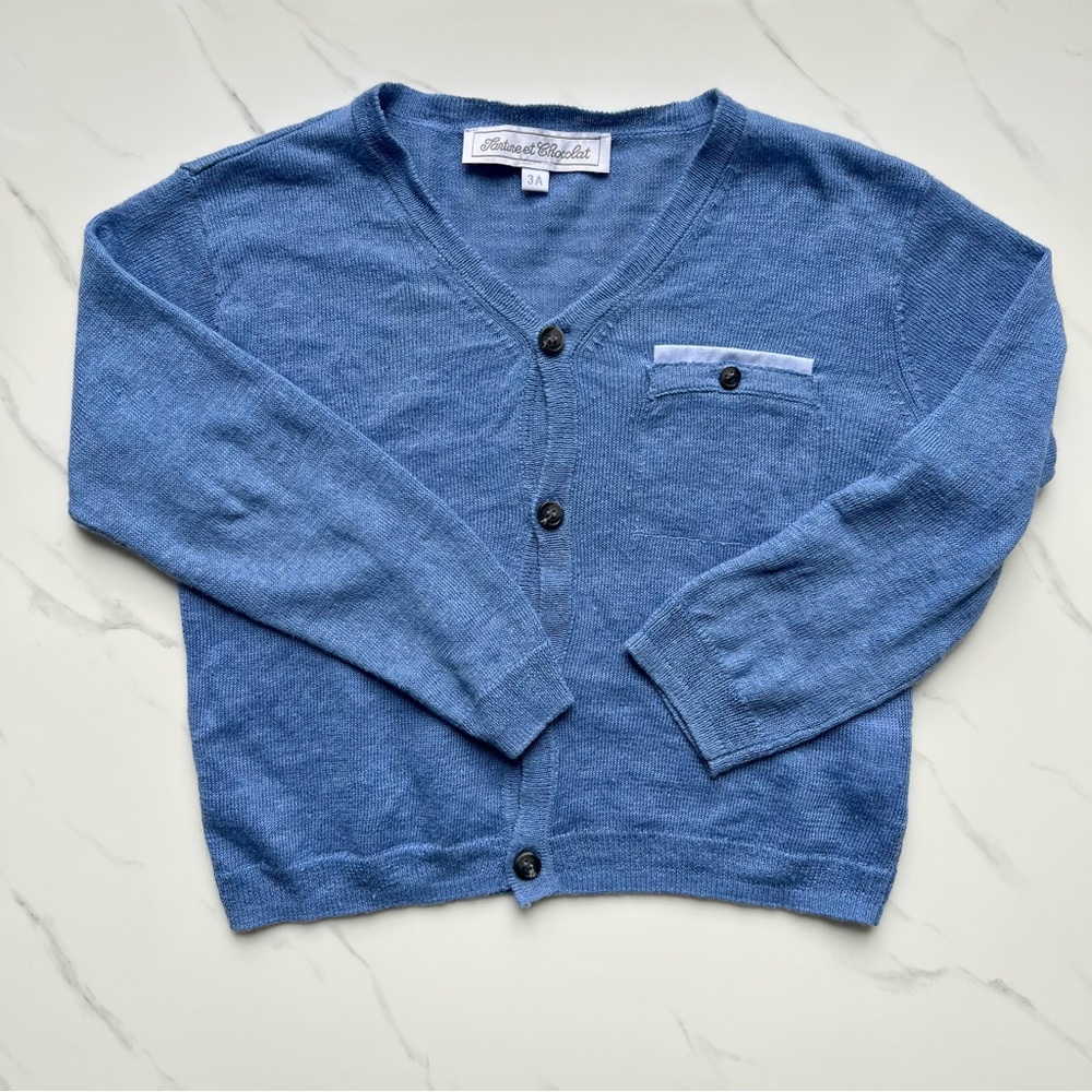 Tartine te Chocolat Cotton Cardigan